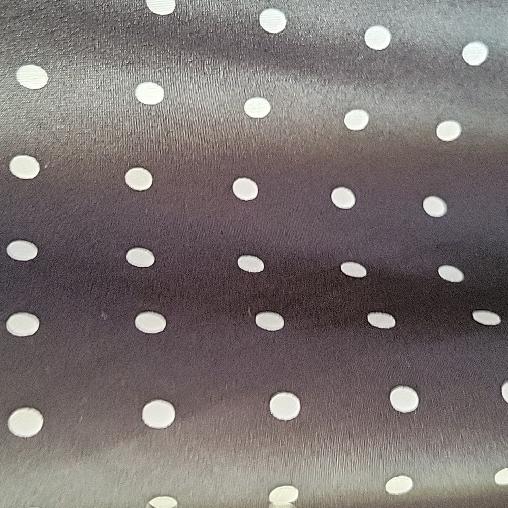Victoria Secret size Large Black Polka-dot Pink straps lace baby doll - Picture 5 of 8